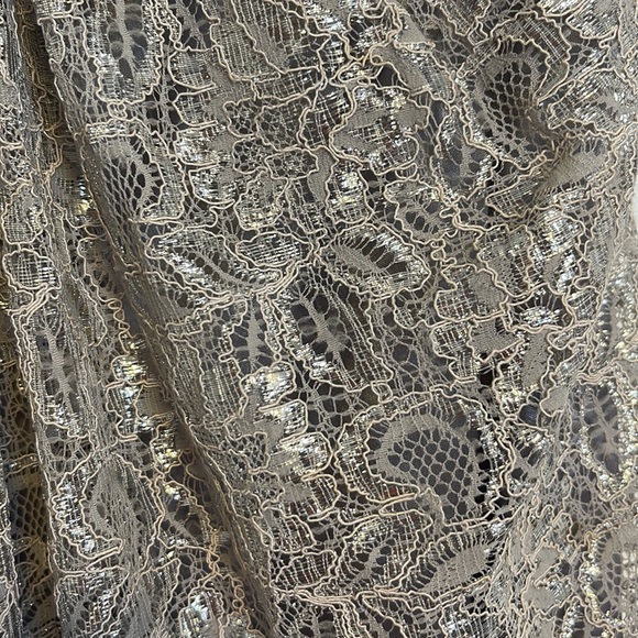 Silver Strapless/one-shoulder Prom Dress - Picture 4 of 8